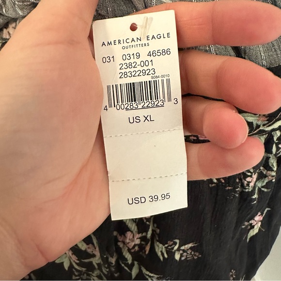 American Eagle Floral Printed High Low Skirt - Picture 9 of 9